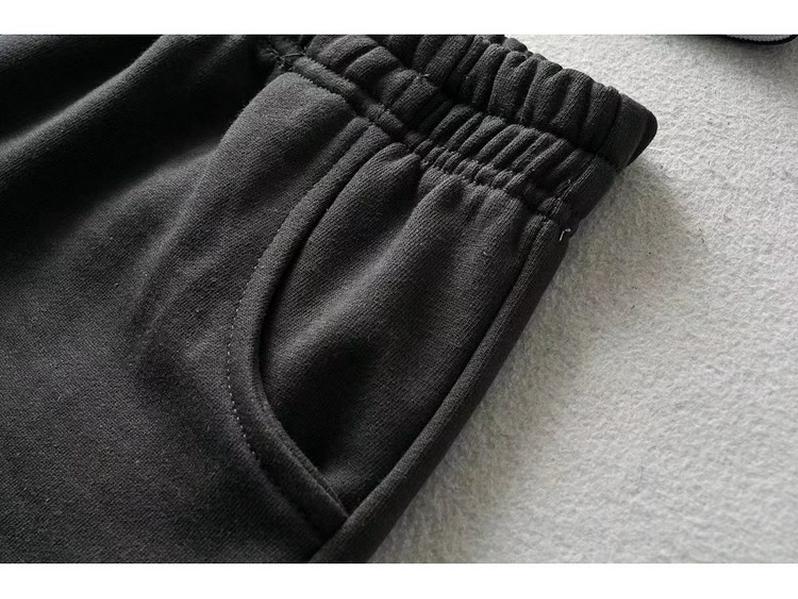 Summer Spicy Girl Style Elastic Waist Patchwork High Waist Wide Leg Casual Shorts for Women