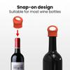 Wiederverwendbarer, flexibler Weinflaschenverschluss aus Silikon, vakuumversiegelt, auslaufsicher, Flaschenverschluss aus Silikon, Weinverschlussverschluss in Lebensmittelqualität