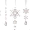 5 Pieces Acrylic Icicles for Christmas Tree Decoration