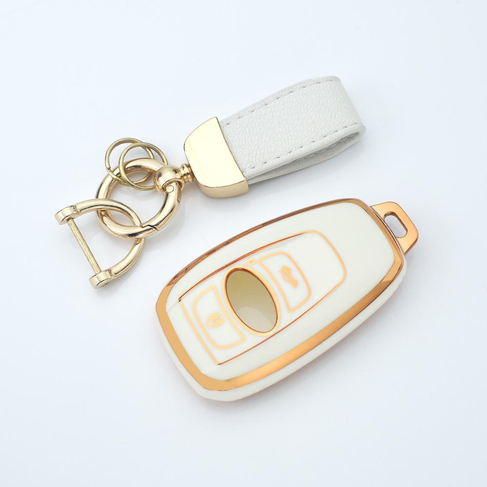 For Subaru WRX XV Crosstrek Legacy BRZ Forester Impreza STi Outback 2015 - 2019 Shell Holder Fob 3 Buttons TPU Car Smart Key Cover Case Bag
