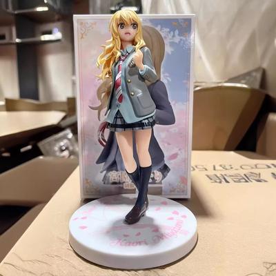 Your Lie In April Anime Kaori Miyazono Handgefertigte Schuluniform Actionfigur Sammlermodell Ornament Für Figuren Spielzeug