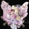 20Pcs Colorful Butterfly Flower Wrapping Paper Creative Flower Bouquet Packing Supplies Diy Birthday Gift Wrapping Material