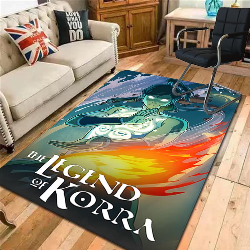 Korra Rug Floor Mat for Living Room or Bedroom Soft and Comfortable Carpet a Gift for Birthday and Holiday.