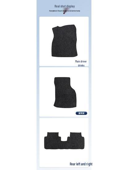 Black Nylon Wear-Resistant Floor Mats for SAIC Volkswagen Teramont X 2019-2024 Models