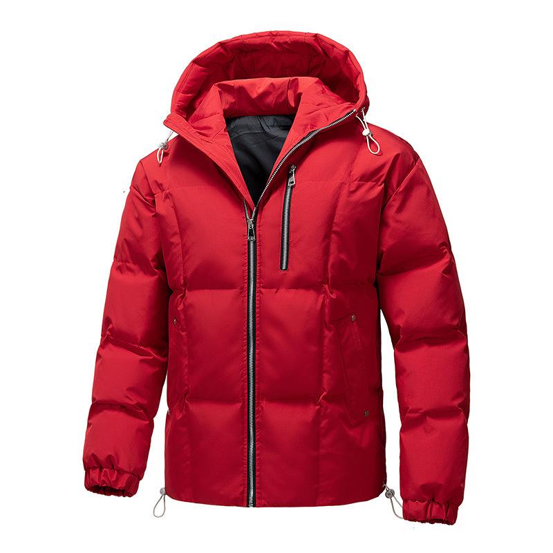 Men's Winter Hooded Cotton Jacket - Trendy Youth Cross-Border Windbreaker