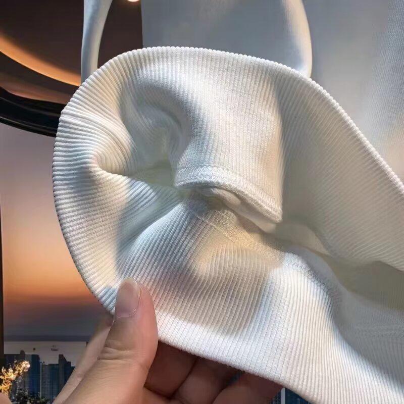 Men's Autumn/Winter Loose Fit Round Neck Sweatshirt - Trendy Long Sleeve, Thickened Plus Velvet