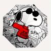 1pc Snoopy Cool Windproof Automatic Umbrella, Portable Folding Design, Lightweight for Women/Men215