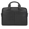 Casual Style 14 Inch Laptop Bag For Man Soft Cowskin Handbags Genuine Leather Shoulder Bag For Male Black Men's Business Totes