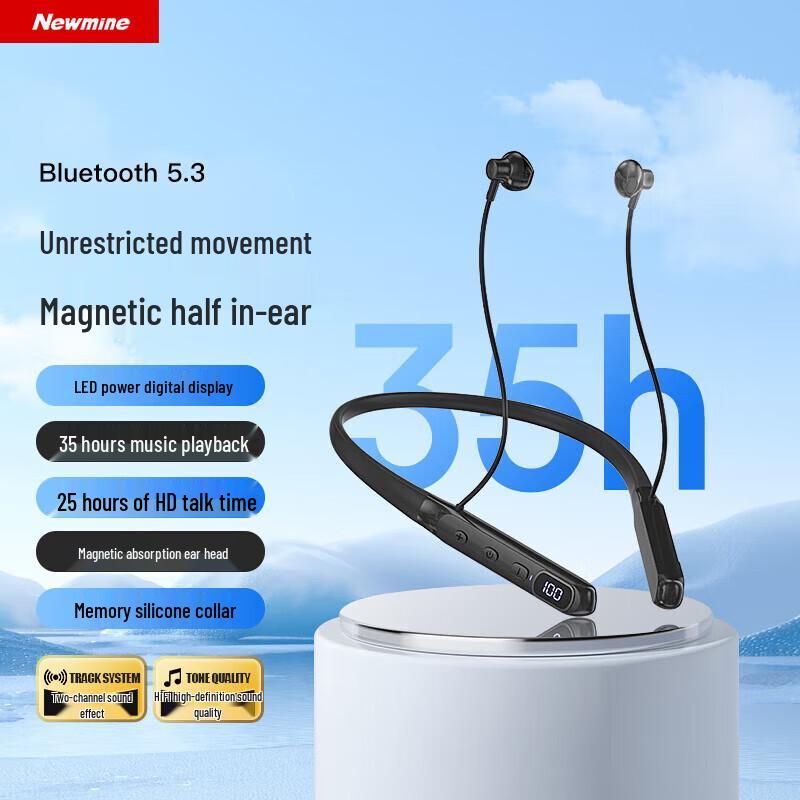 

Newsmy GF13 Wireless Neckband Earbuds