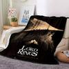 1pc ONE RING TO RULE THEM ALL. Flannel Blanket Soft Warm Throw for Home, Office, Travel, All-Season Cozy Bedding GiftL1036