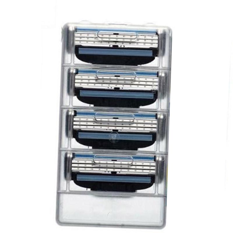4pcs Men's Safety Razor Blades Face Care Shaving Blades Manual Shaving Cassette