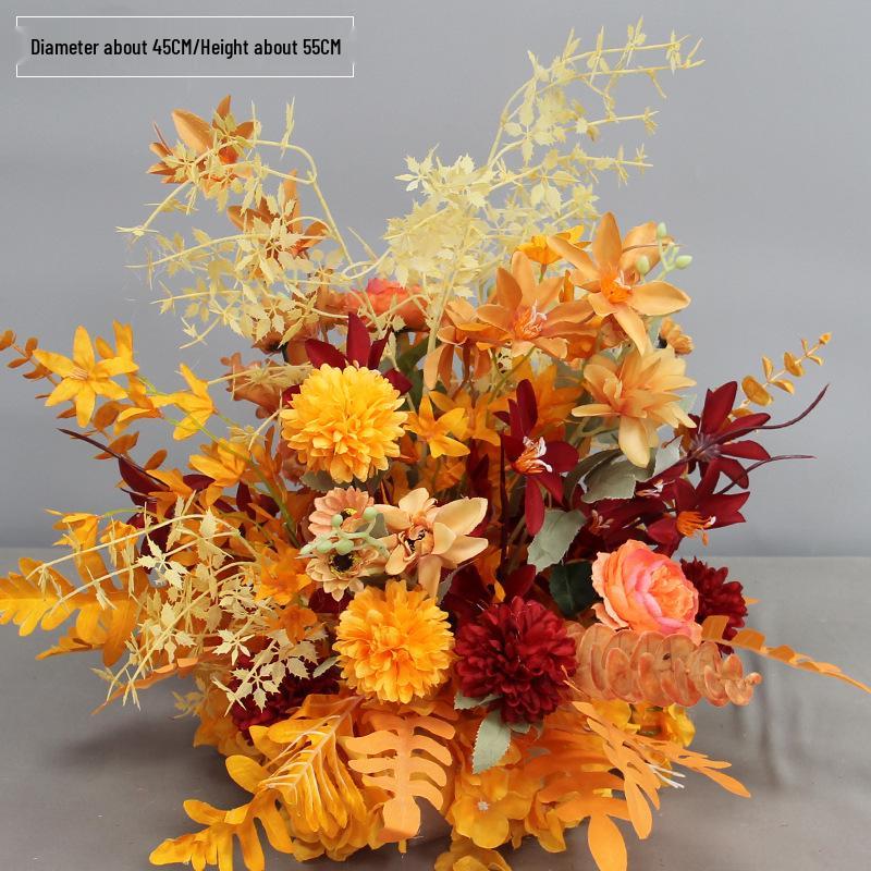 Artificial Wedding Aisle Flowers: Hotel Table Arrangements & Decorative Flower Balls for Stage and Welcome Area