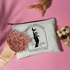 They Didn't Burn Witches They Burned Women Canvas Cosmetic Bag Organizer Zipper Storage Pouch Bury The Patriarchy Halloween Gift