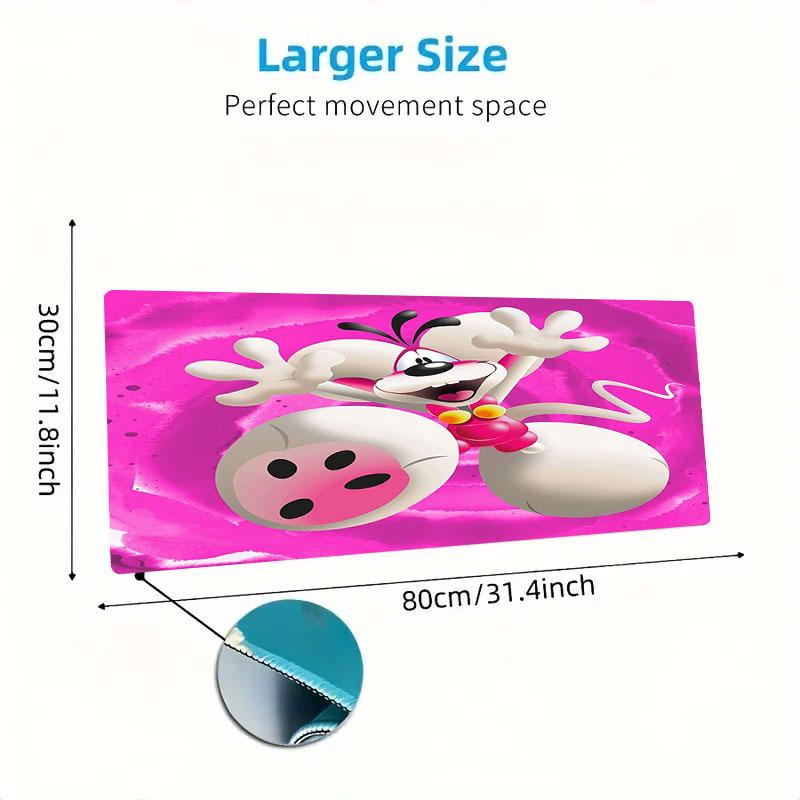 Diddl Large Size Mouse Pad Large Gaming Table Cushion Non-slip Laptop Tablet Big Mousepad XXL Mat Mini PC Playmat With Lock edge