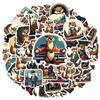 35-100pcs Cartoon Otter Decals Stickers Teacher Reward Stationery Diy Water Bottle Suitcase Phone Graffiti Sticker
