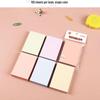 Morandi Colored Sticky Notes - Strong Adhesive, Small Strips for Students, Pure Color Memo Papers