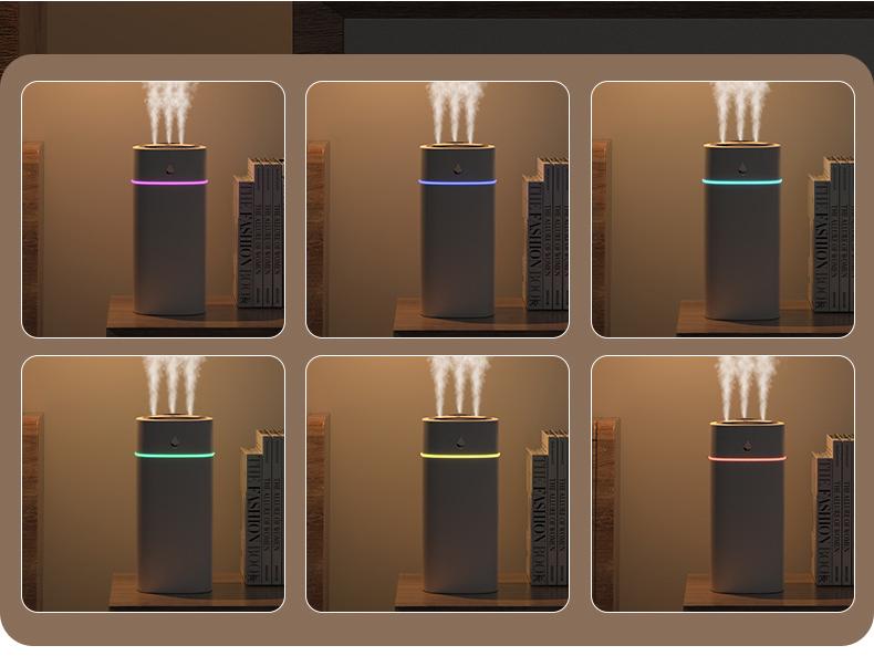 Ultra-leiser USB-Desktop-Luftbefeuchter mit großem Nebelausstoß und individuellem Logo