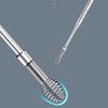 9Pcs/set New 9Pcs/Set Earwax Removal Tools Stainless Steel Curette Spoon Earpick Easy Carry Ear Care Ear Clean Tool