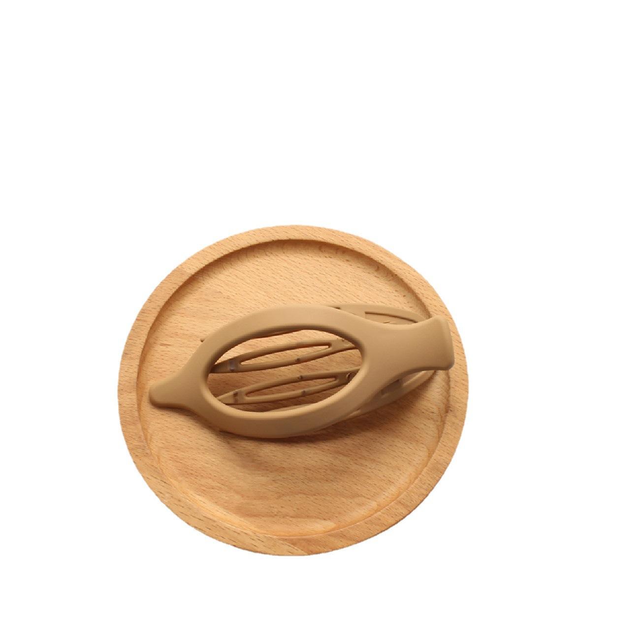 

Однотонный овальный зажим-краб для волос Женский корейский зажим-уточка для хвостика Простая модная заколка для волос Аксессуары для волос для девочки