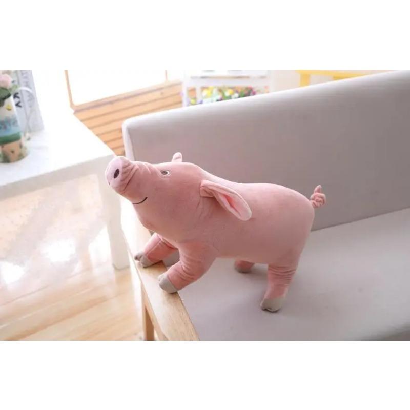 1 pz 25 cm Realistico Carino Cartone Animato Maiale Peluche Giocattolo Ripieno Morbido Animale Maiale Bambola per Regalo di Compleanno Giocattolo Regalo Kawaii per Ragazze