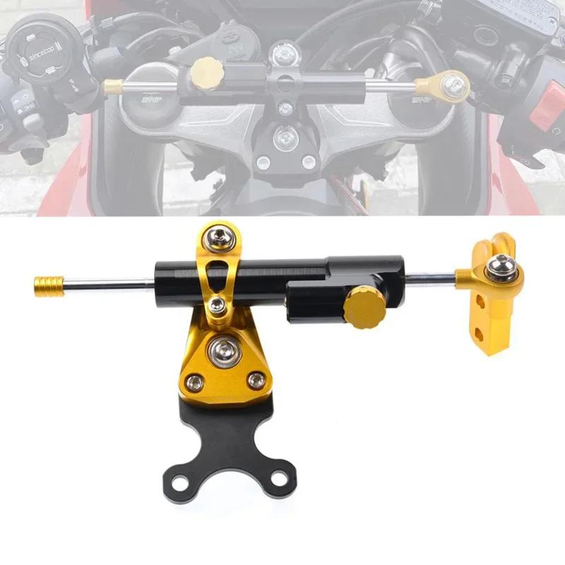 CNC Aluminum Steering Dampers Motorcycle Stabilize Bracket Mounting Kit For HONDA CBR650R 2019-2023 2020 2021 2022