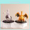 Adorable Pokmon Around Figure Pikachu Fire-breathing Dragon Mini Car Model Decoration For Collectors