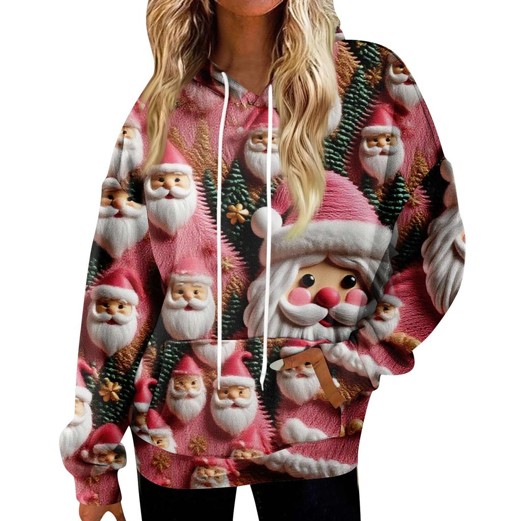 Hoodies For Women Oversized Winter Plush Cute Sweatshirts Pullover Trendy Fall Winter Clothes
