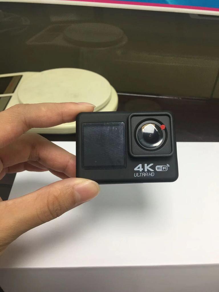 4K Dual-Screen Waterproof Action Camera for Cycling, Climbing, and Surfing with WiFi