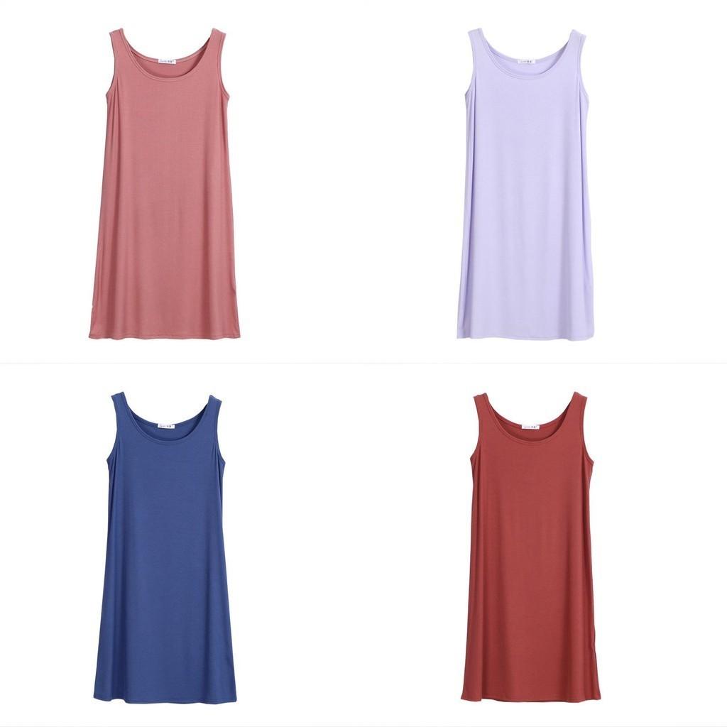 Women Sleeveless Long Tunic Dress With Premium Quality Cotton Blend For Effortless Style