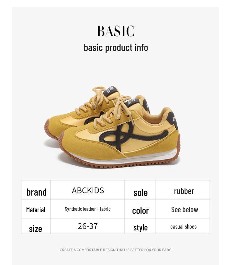 ABCkids Spring 2026 Mesh Casual Sports Shoes for Boys & Girls - Soft Sole, Trendy Dad Style.