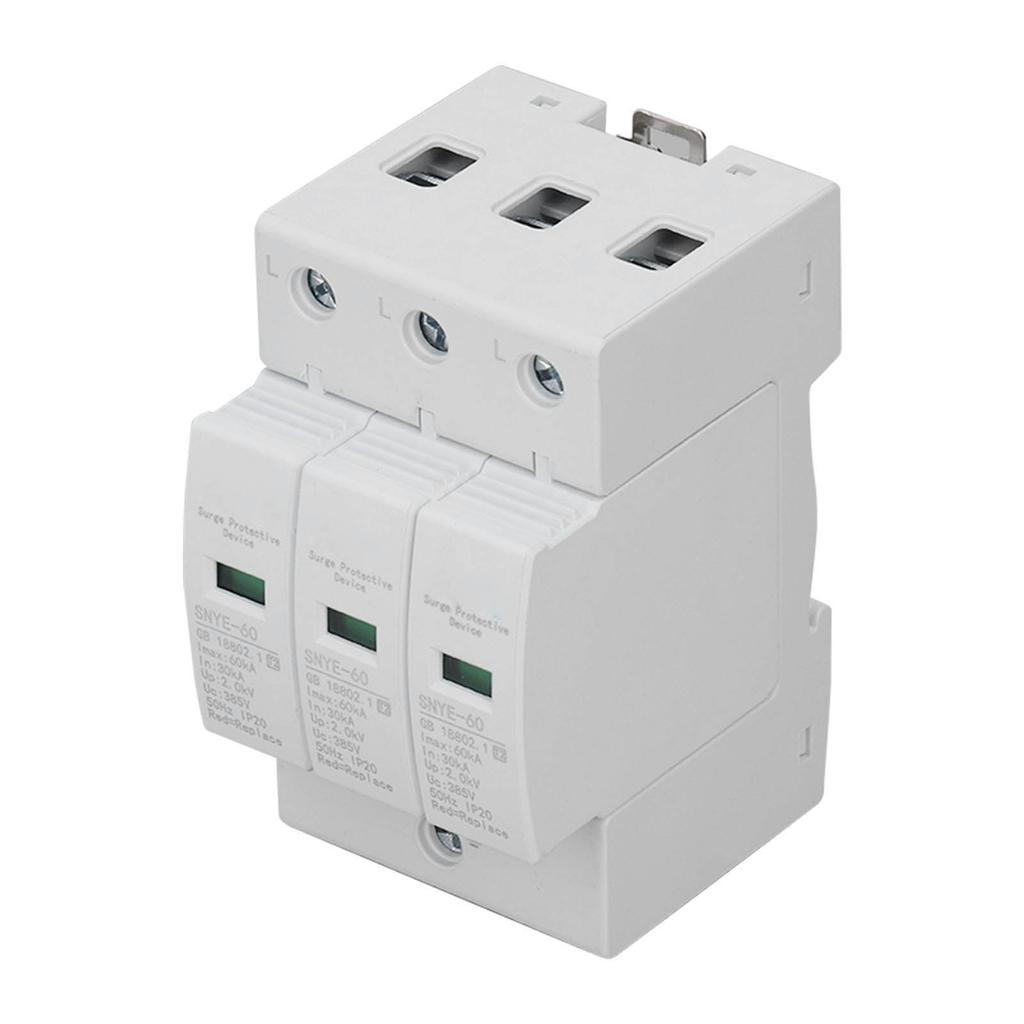 White Distribution Box Surge Protection Device IP20 Safe Simple Combiner Box Voltage Surge Arrester