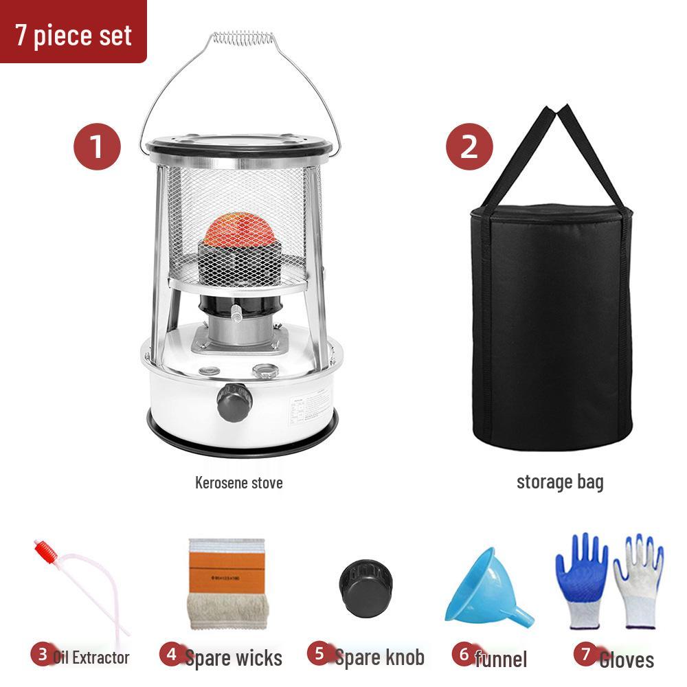 Portable Windproof Kerosene Heater & Stove for Camping, Ice Fishing, and Home Use