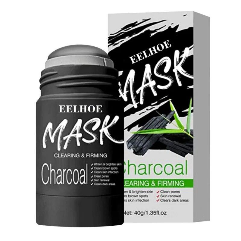 VC/Bamboo Charcoal Purifying Clay Stick Mask Solid Cleaning Mask Deep Clean Pore Blackhead Oil Control