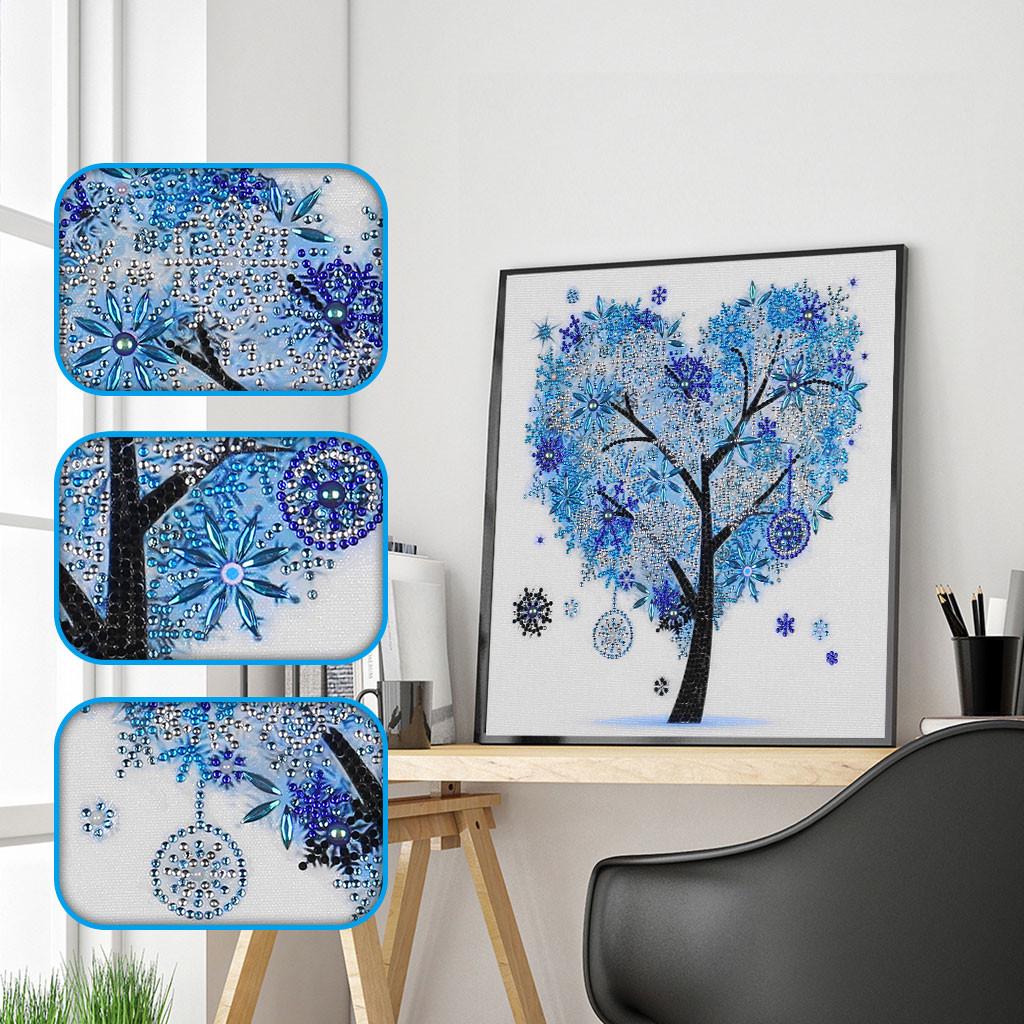 Buy 5D Partial Drill Cross Stitch Kits Crystal Special Shaped Diamond ...