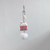 Luxurious Plush Snowman Keychain Soft Plush Design Ideal For Christmas Holiday Decors Keychain Bag Accessory Fashionable Gift