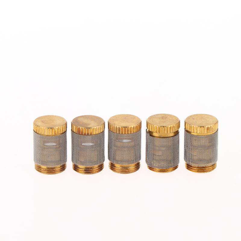 1/5Pcs Danfoss Fuel Injector Filter Copper Particle Filter Element Brass Burner Fuel Injector Accessories