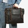 Crazy Horse Leather Crossbody Bag Genuine Retro Travel Shoulder Men's Business Casual Handbag