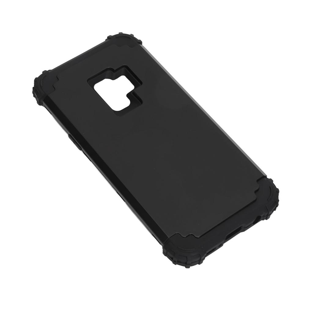 Coque de Téléphone Housse de Protection de Téléphone Silicone PC Absorption des Chocs Anti-Empreintes Digitales Tache Accessoire de Téléphone Minimaliste Noir Pour