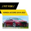 Carbon Fiber Look Rear Air Vent Outlet Overlay Trim For Honda Accord 2018-