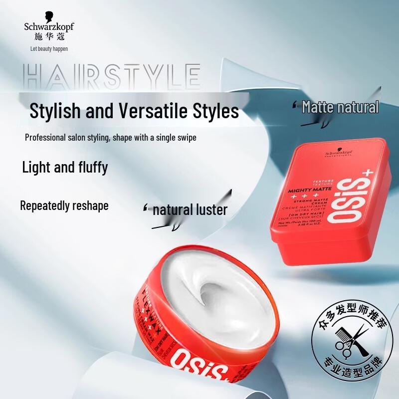 Schwarzkopf Professional Men's Texture Hair Wax, 85ml