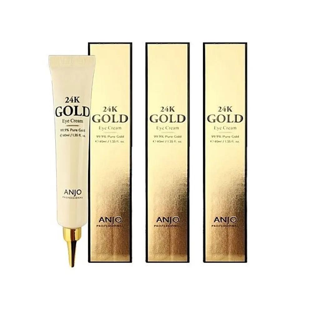[ANJO] 24K Gold Eye Cream 40ml (3 Pieces)