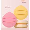 Set of 10 Powder Puff Sponge Portable Design for Natural Makeup Finish Daily Use