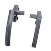38-Type Aluminum Alloy Window Handle with 7-Shaped Lock Buckle for Doors, Casements, and Curtains