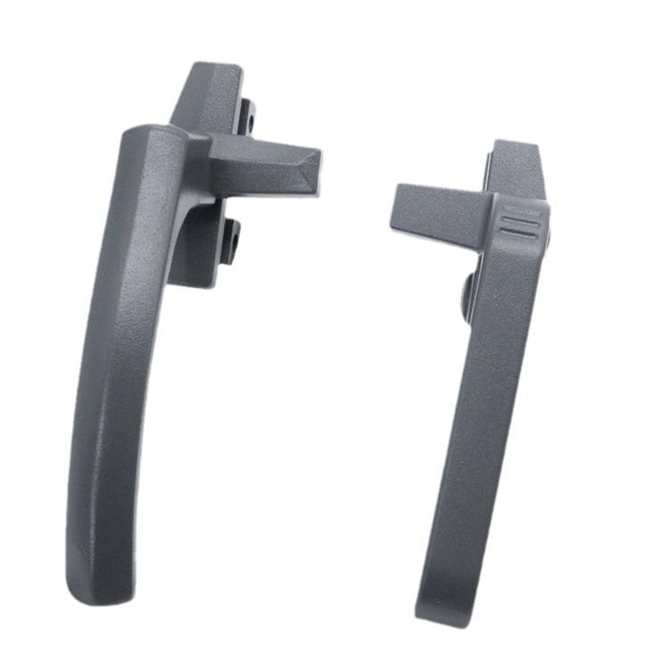38-Type Aluminum Alloy Window Handle with 7-Shaped Lock Buckle for Doors, Casements, and Curtains