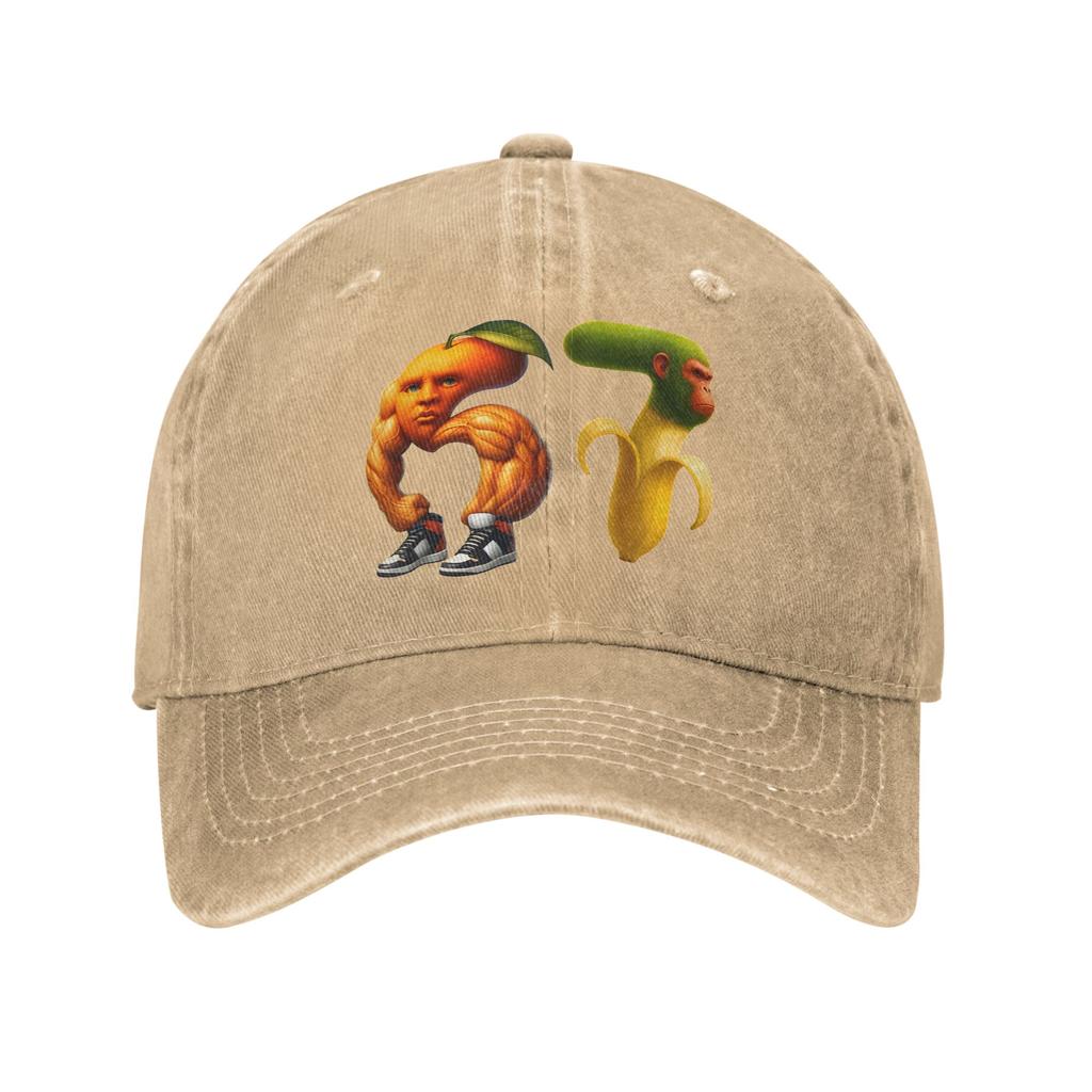 Baseball Cap 67 Six Seven Italian Brainrot Meme Spring y2k Cool Trucker Hat Women Men Design Outdoor Gym Adjustable Snapback Cap