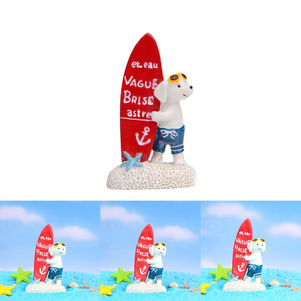 Resin Kawaii Dog Ornament For Home Decor And Gift For Plant Enthusiasts