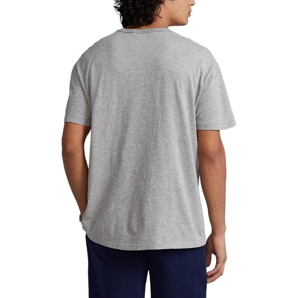 Polo Ralph Lauren Logo Buchstabenaufdruck Baumwolle Rundhals Kurzarm T-Shirt Herren T-Shirt MNPOTSH1N821202-020