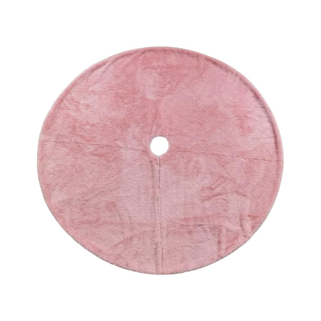 Christmas Tree Plush Skirt Christmas Party Decoration Artificial Wool Christmas Tree Skirt Decoration