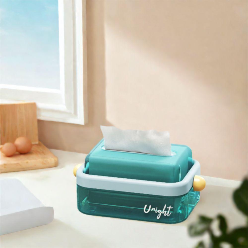 Large Capacity Tissue Storage Box Plastic Tissue Holder Modern Napkin Holder  Bathroom