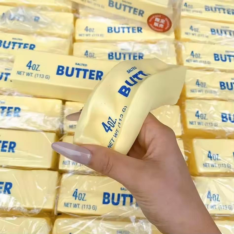 Giant Butter Stick Squishy Toy - Super Big Slow Rising Squeeze Fidget Toy for Stress Relief & Autism Support
